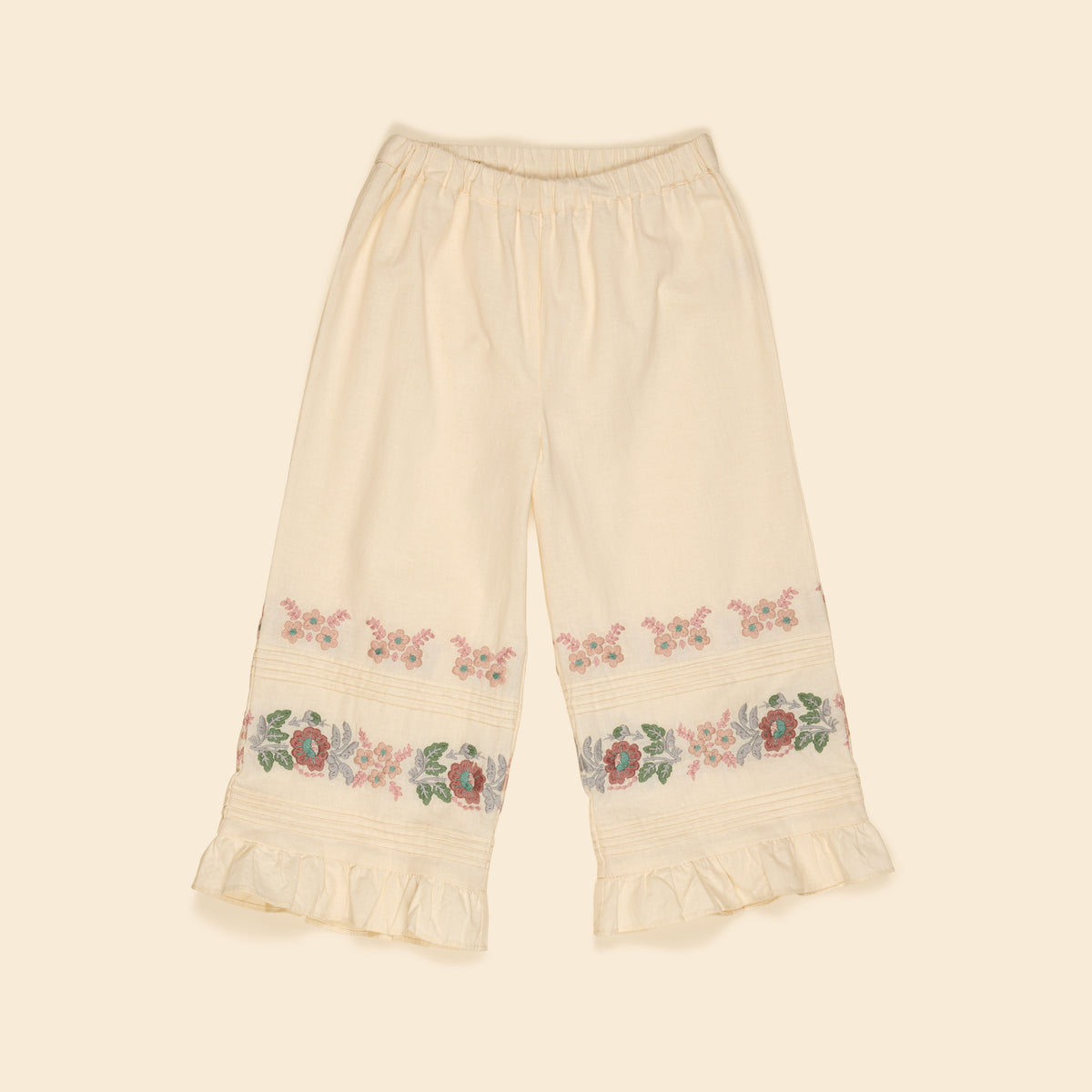 APOLINA  WINONA TROUSER - MILK-CREAM