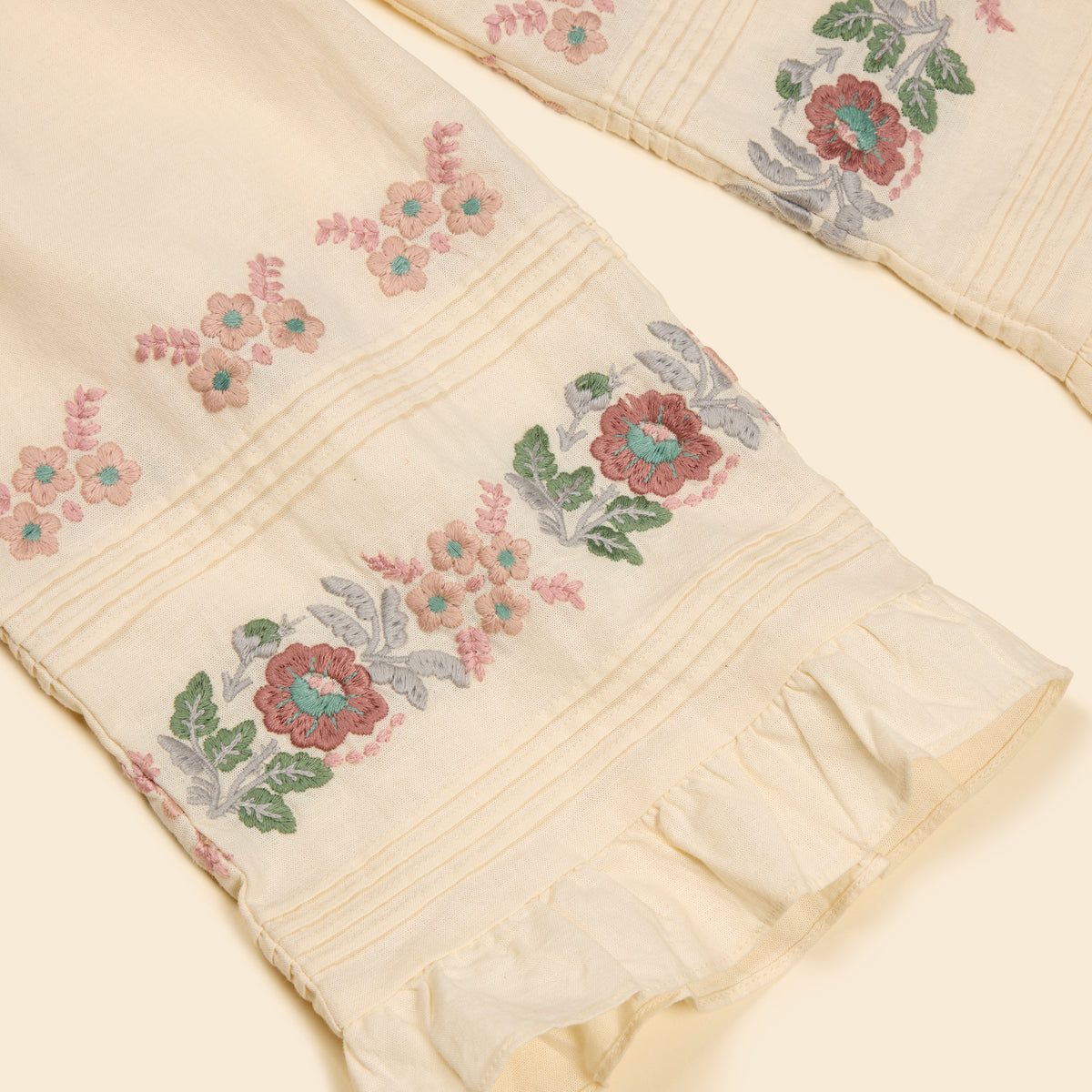 APOLINA  WINONA TROUSER - MILK-CREAM