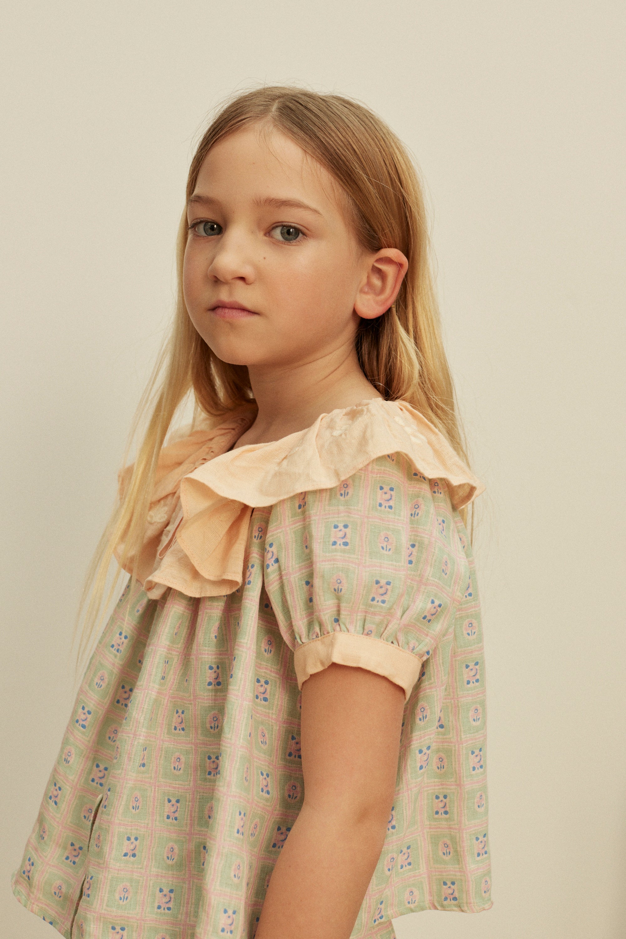 APOLINA ZABINA BLOUSE - ROSEPANEL MINT