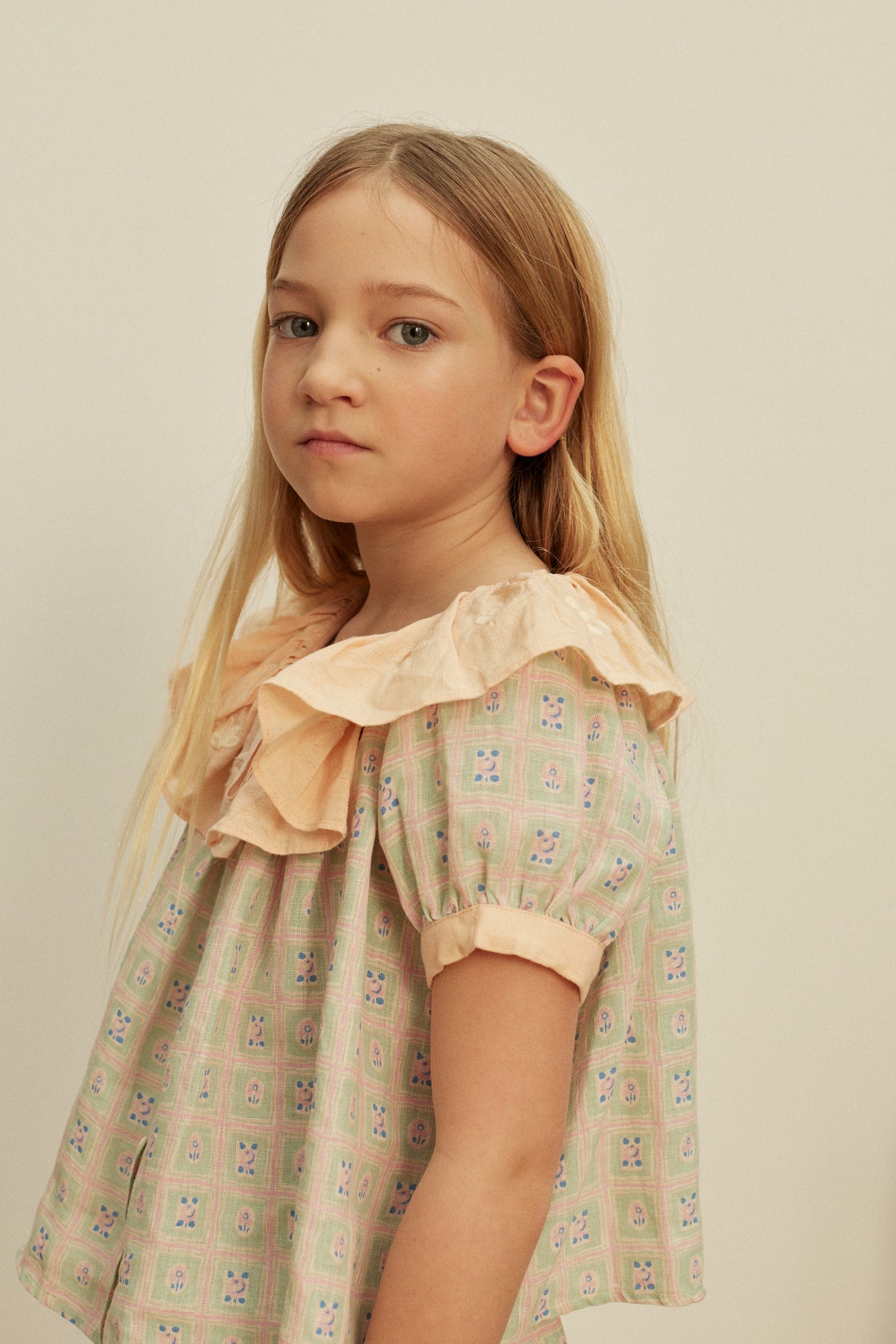 APOLINA ZABINA BLOUSE - ROSEPANEL MINT