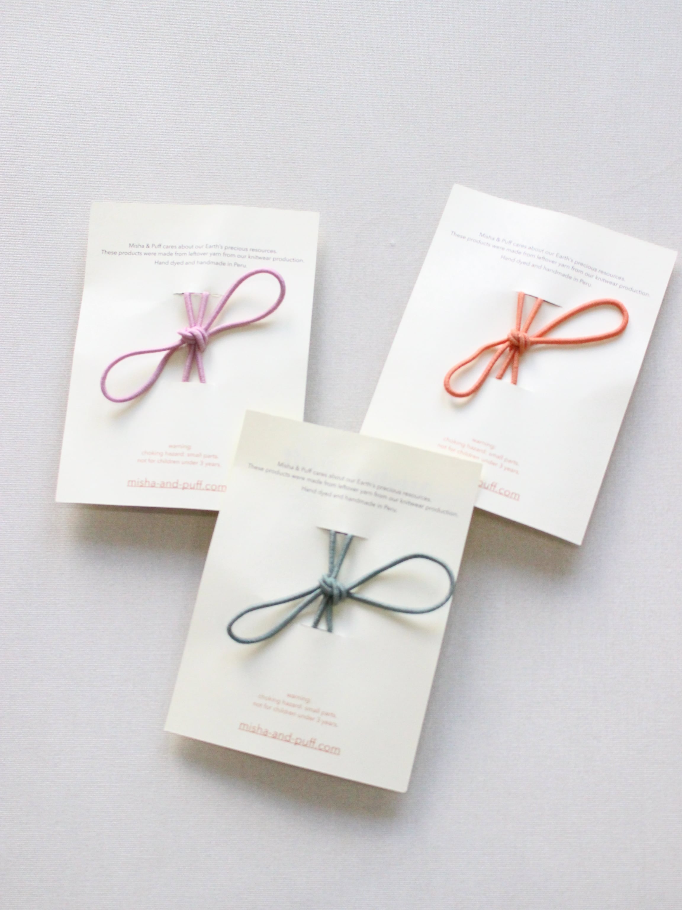 Misha & Puff Popcorn Bow Elastic Oakmoss