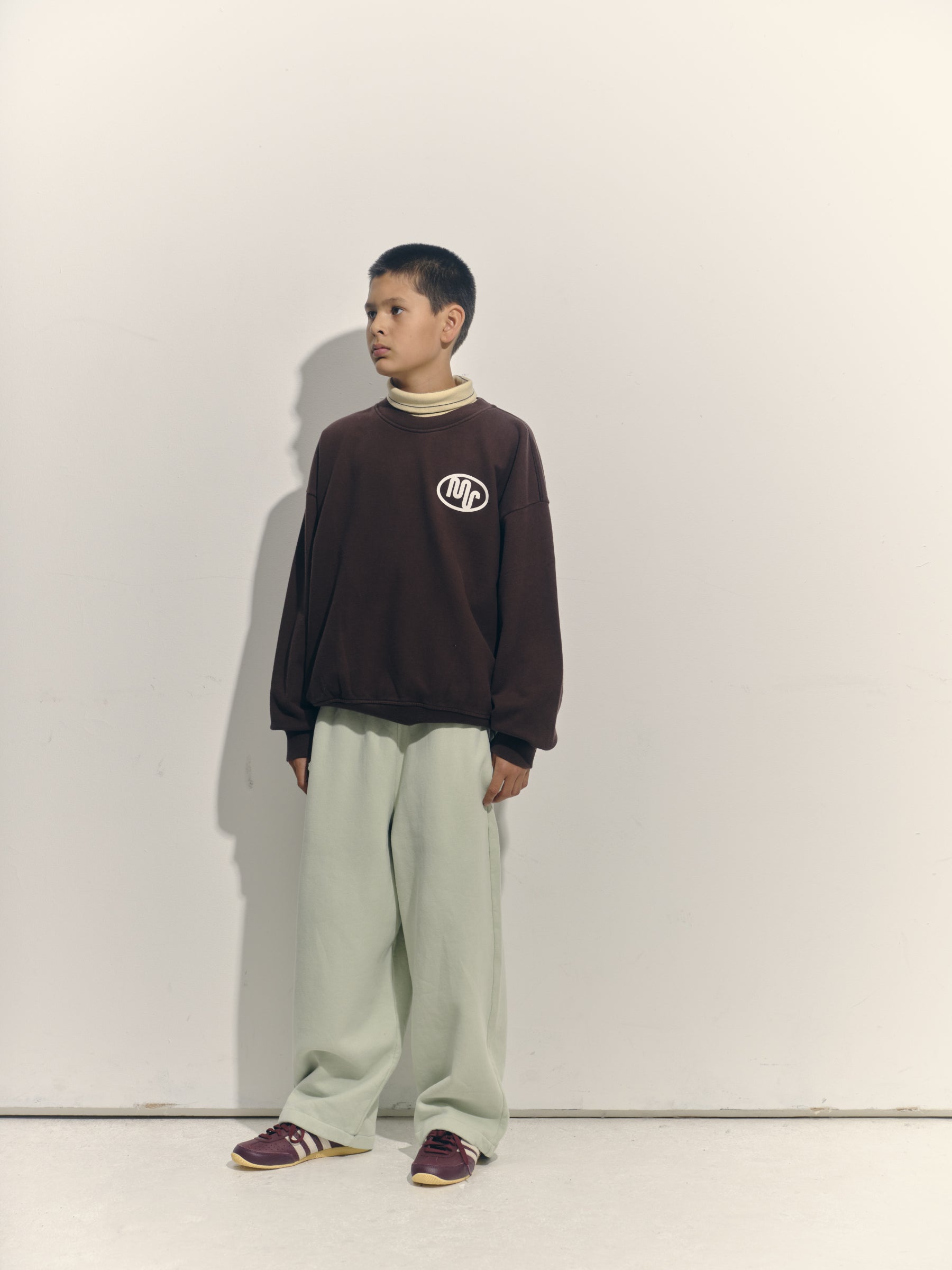 main story  Bubble Sweatshirt  Chocolate Brown