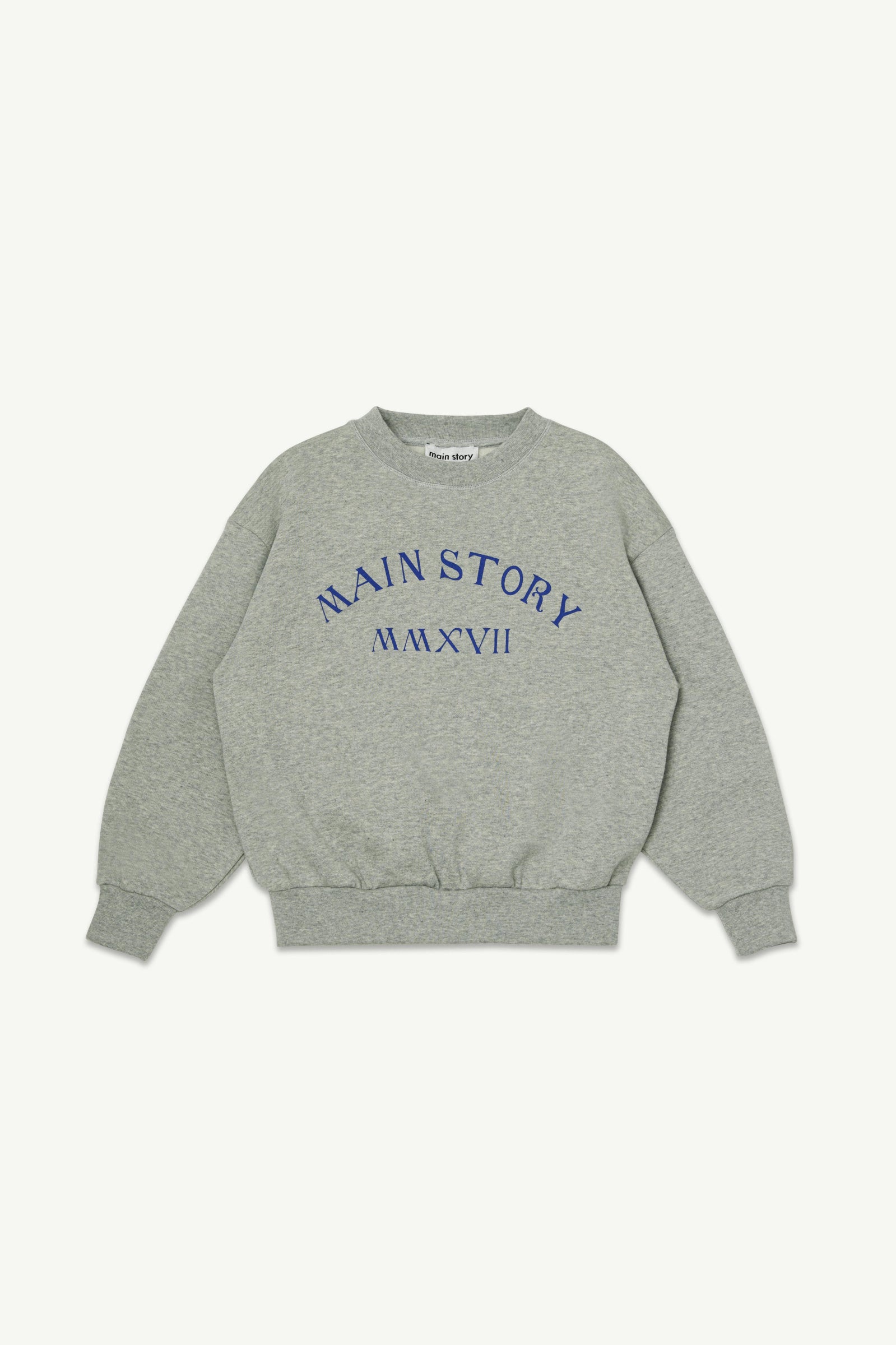 main story  Bubble Sweatshirt  Grey Melange