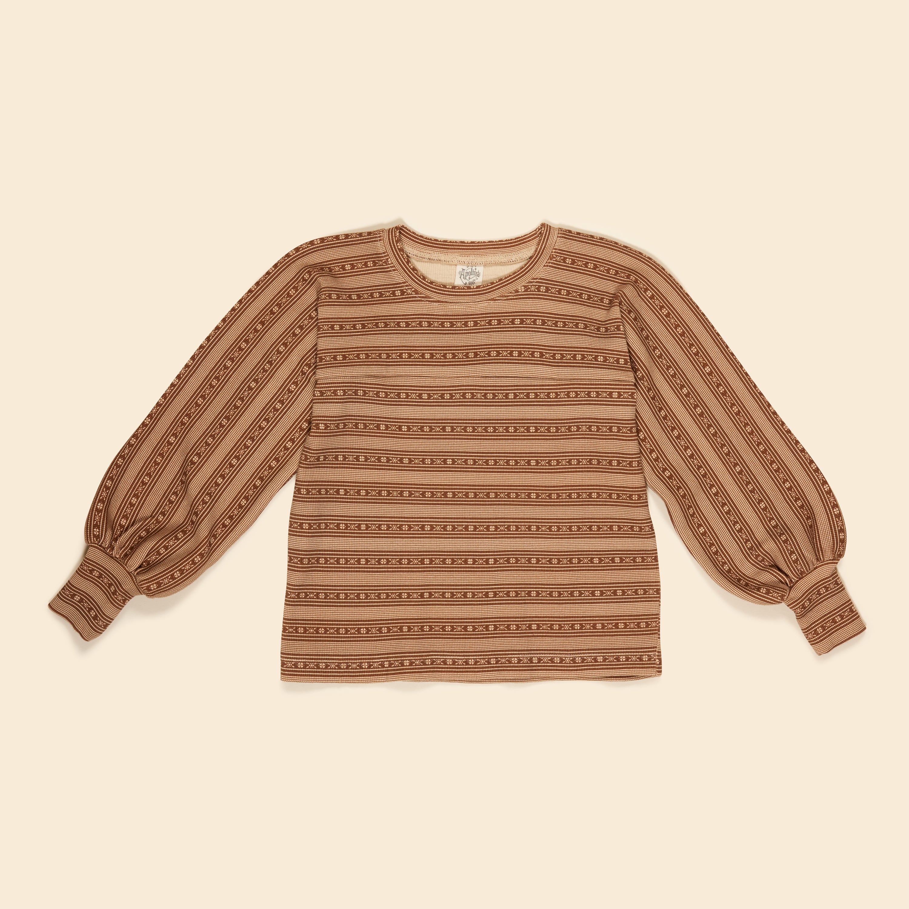 Apolina ROBERTA JERSEY LS TOP - KANNA STRIPE