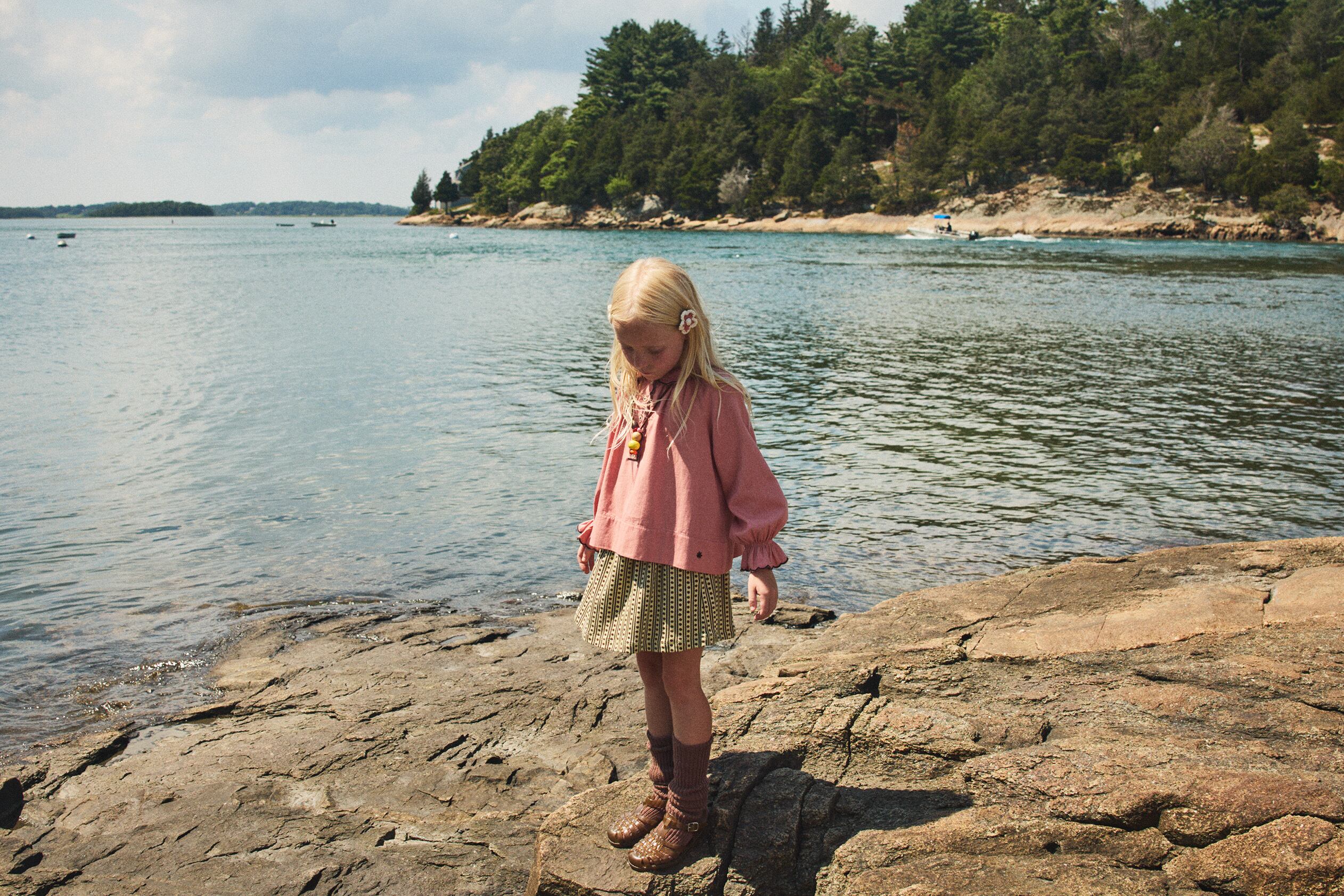 Misha & Puff Sadie Skirt Raffia Little House Floral 25FA Drop2
