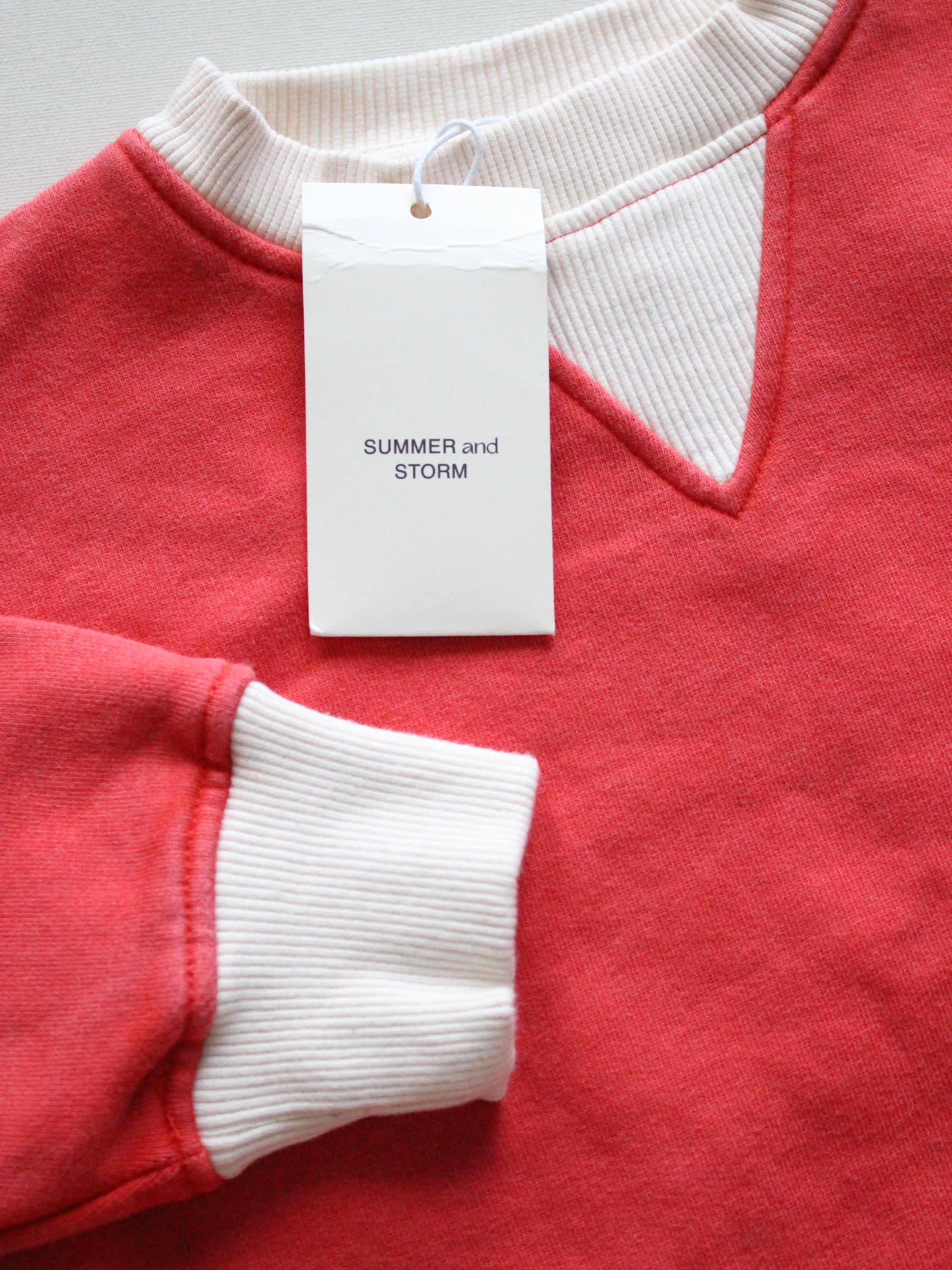 SUMMER and STORM  RED sweat