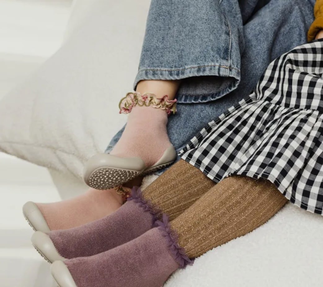 collegien Marguerite Slipper Vieux Rose