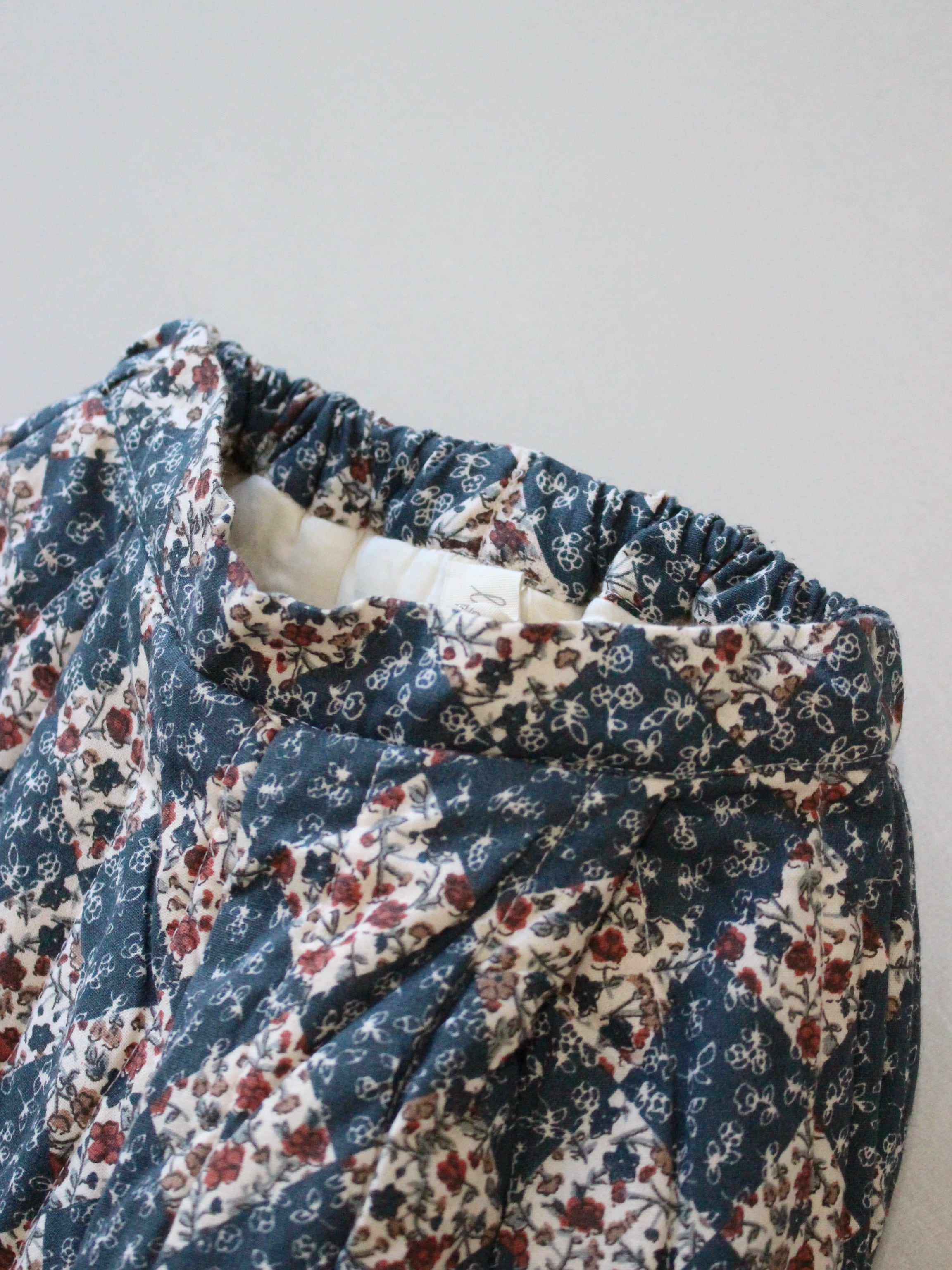little cotton clothes Quilted Jessica Trousers Harlequin Floral